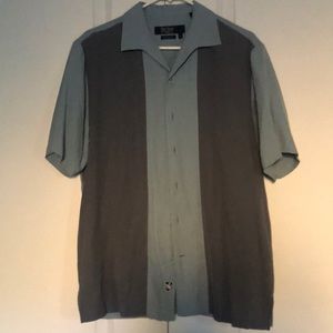 Teal and gray Nat Nast shirt